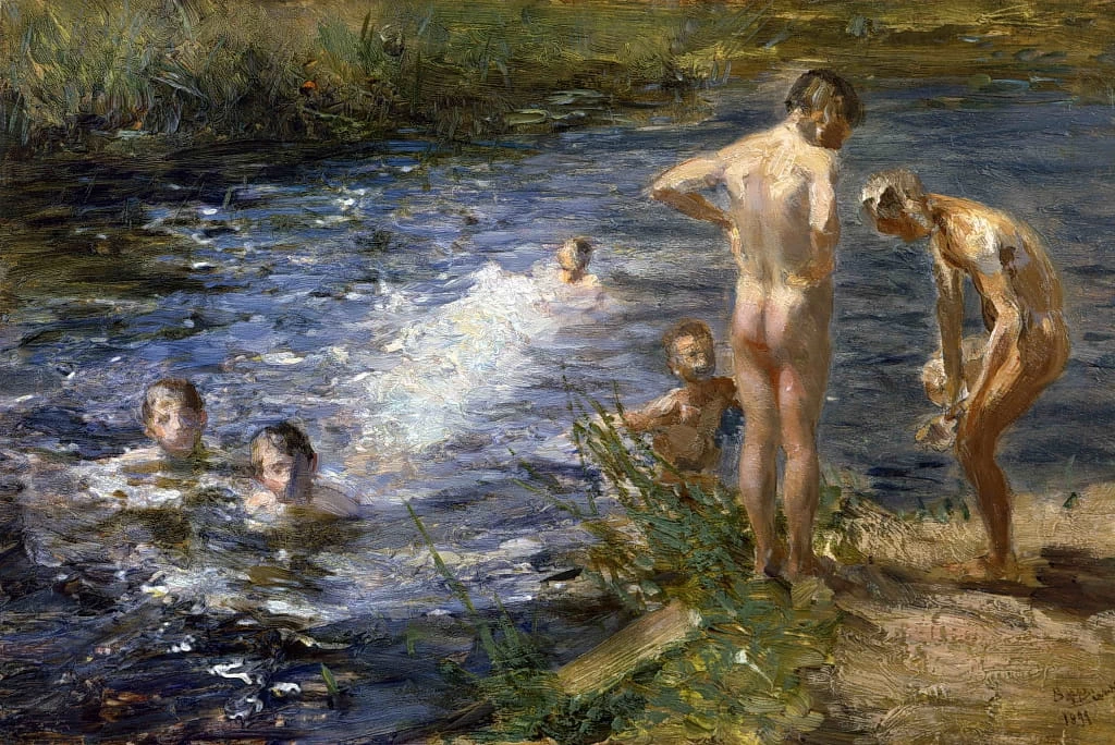 Bambini al fiume 1
